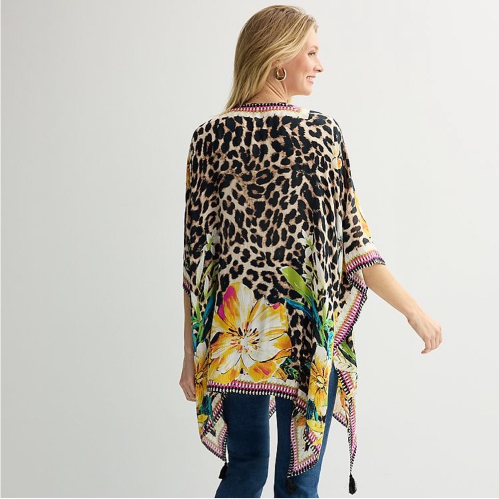 NWOT. Nine West Ruana / Kimono - Picture 2 of 9